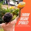Nerf Kids Foam Football - Spiral Grip Mini Soft Foam Football for Kids - Easy Grip Junior Ball - 8.5" view 3