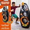NERF Inflatable Target Set - Proshot Kids Football Blaster Game Set - 50" Standing Pop Up Target, Black/Orange/Gray view 2