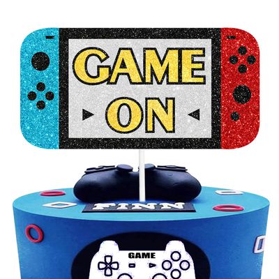 Birthday Game for Teens Party Cake Topper Decorate - Child Birthday Game party Game On Theme Happy Birthday Party supplies