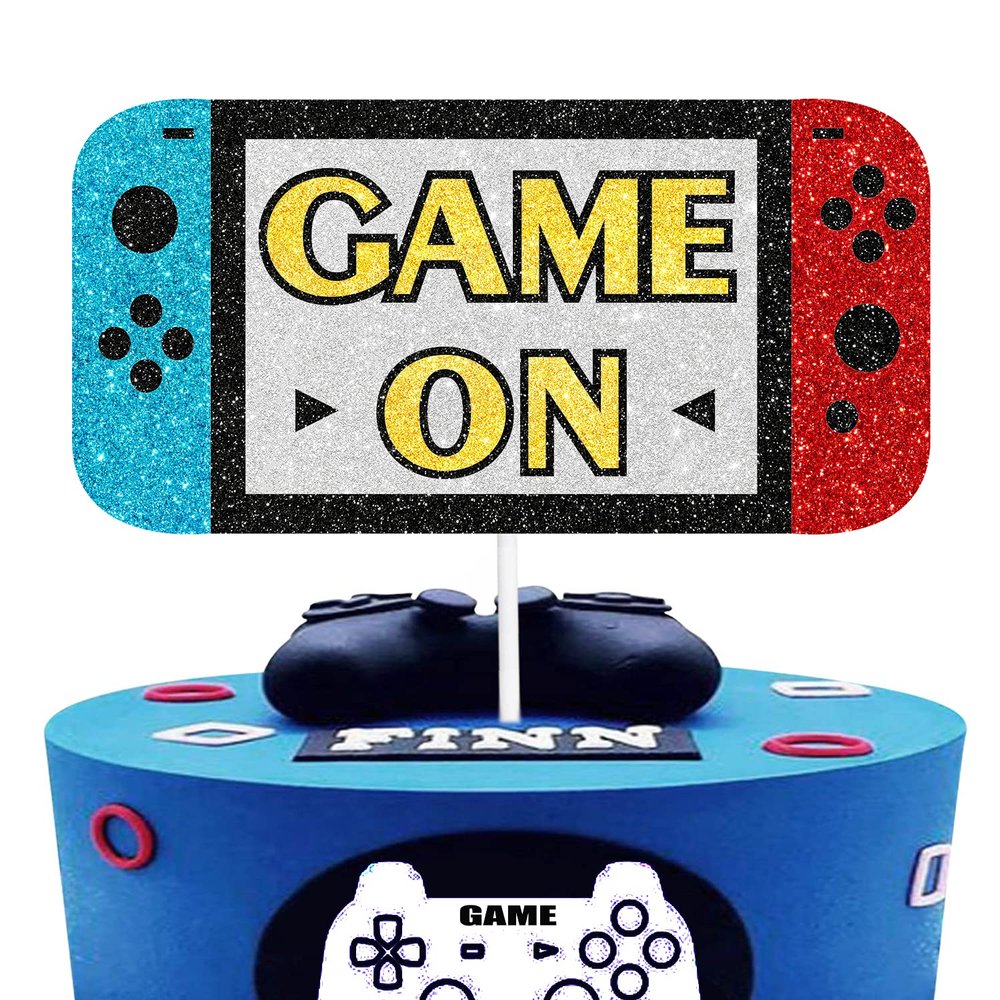 Birthday Game for Teens Party Cake Topper Decorate - Child Birthday Game party Game On Theme Happy Birthday Party supplies