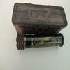 Vintage Kaleidoscope with Leather Box Antique Kaleidoscope Handmade Brass Kaleidoscope with Wooden Box - Vintage Look - Antique Finish - Kaleidoscope by The RELIC House. view 4