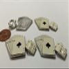 1 Royal Straight Flush with Dice Casino Poker Gambling 45mm Cabochon Finding R819 view 2