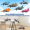 Tcvents 8 Pack Airplane Toys for 3 4 5 6-9 Years Old Boys, Diecast Metal Pull Back Airplanes Fighter Jet Aircraft Plane Model Military Toys for Kids Toddlers Birthday Gifts Party Favors view 2