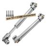 2PCS 90-125MM Stainless Steel Universal Drive Shaft for 1/10 TRX4 TRX6 SCX10 Wraith Capra D90 TF2 Red cat GEN8 1/10 RC Crawler,ARRCat RC Upgrade Parts Hop-Ups Centre Drive Shaft view 1