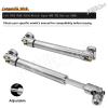 2PCS 90-125MM Stainless Steel Universal Drive Shaft for 1/10 TRX4 TRX6 SCX10 Wraith Capra D90 TF2 Red cat GEN8 1/10 RC Crawler,ARRCat RC Upgrade Parts Hop-Ups Centre Drive Shaft view 2