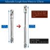 2PCS 90-125MM Stainless Steel Universal Drive Shaft for 1/10 TRX4 TRX6 SCX10 Wraith Capra D90 TF2 Red cat GEN8 1/10 RC Crawler,ARRCat RC Upgrade Parts Hop-Ups Centre Drive Shaft view 3