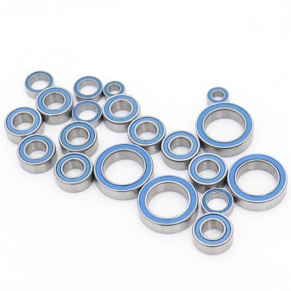 WWBR-Repair Kits RC Ball Bearing Set for XRAY 1/10 T4 Electric Touring 20Pcs Bearings