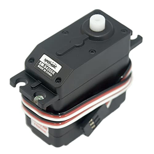 SpringRC SM S4306R 360 Degree Robot Servo JR Plug 1 Copper Gear +4 Plastic Gears, Double Bearings