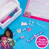 Barbie Paint Your Own Jewelry Box, Customize A Heart-Shaped Vanity & Jewelry Box with Acrylic Paints, Create 5 Pieces of Jewelry, 100+ Charms & Beads, Bead Kit for Kids Ages 5, 6, 7, 8 view 3