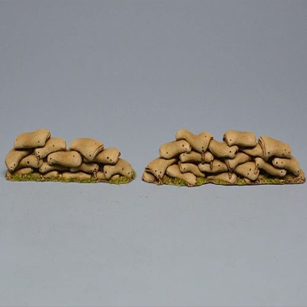 Team Miniatures Spanish American War 1898 SPA6024 Sand Bag Walls 1:30 Scale polyresin