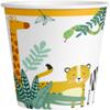 amscan 9909350-66 - Get Wild Animals Birthday Party Paper Cups - 8 Pack view 1