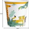 amscan 9909350-66 - Get Wild Animals Birthday Party Paper Cups - 8 Pack view 2