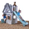 Step2 Enchanting Adventures 2-Story Kids Playhouse, Outdoor Playhouse with Kitchenette & Slide, Rock Climbing Wall, Made of Durable Plastice, For Toddlers 4-8 Years Old view 4