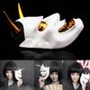 XYHJK Halloween Goblin Mask Japanese Buddhist Prajna Party Cosplay Costume Props Horror Halloween Headdress (Color : White) view 4