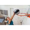 SKLZ Pro Mini Hoop 5-Inch Foam Basketball, Black/Silver view 2