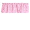 Zen Creative Designs 3D Rosette Window Valance Home Dcor Bedroom Nursery Kitchen Window (58" Wide x 18" Long, Pink) view 1