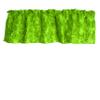 Zen Creative Designs 3D Rosette Window Valance Home Dcor Bedroom Nursery Kitchen Window (58" Wide x 18" Long, Lime Green) view 1