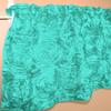 Zen Creative Designs 3D Rosette Window Valance Home Dcor Bedroom Nursery Kitchen Window (58" Wide x 18" Long, Aqua) view 2