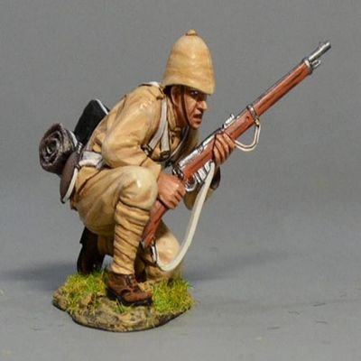 Team Miniatures Second Boer War BOER6007 British Infantry Taking Cover 1:30 Scale Pewter