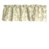 Zen Creative Designs 3D Rosette Window Valance Home Dcor Bedroom Nursery Kitchen Window (58" Wide x 18" Long, Ivory) view 1