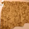 Zen Creative Designs 3D Rosette Window Valance Home Dcor Bedroom Nursery Kitchen Window (58" Wide x 18" Long, Gold) view 2