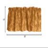 Zen Creative Designs 3D Rosette Window Valance Home Dcor Bedroom Nursery Kitchen Window (58" Wide x 18" Long, Gold) view 3