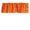 Zen Creative Designs 3D Rosette Window Valance Home Dcor Bedroom Nursery Kitchen Window (58" Wide x 18" Long, Orange) view 1