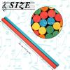 Yookeer 30 Pcs Rhythm Sticks for Kids Bulk 5 Colors Wooden Lummi Sticks Music Toys Percussion Instruments for Kids Toddler Present, Girls Boys Classroom Play Music Learning(30 cm/ 12 Inches) view 2