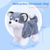 WorWoder Plush Alaska Toy Puppy Electronic Interactive Pet Dog - Walking, Barking, Tail Wagging, Stretching Companion Animal for Kids (Alaska Dog) view 2