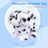 WorWoder Plush Teddy Toy Puppy Electronic Interactive Pet Dog - Walking, Barking, Tail Wagging, Stretching Companion Animal for Kids (Dalmatians) view 2