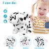 WorWoder Plush Teddy Toy Puppy Electronic Interactive Pet Dog - Walking, Barking, Tail Wagging, Stretching Companion Animal for Kids (Dalmatians) view 3