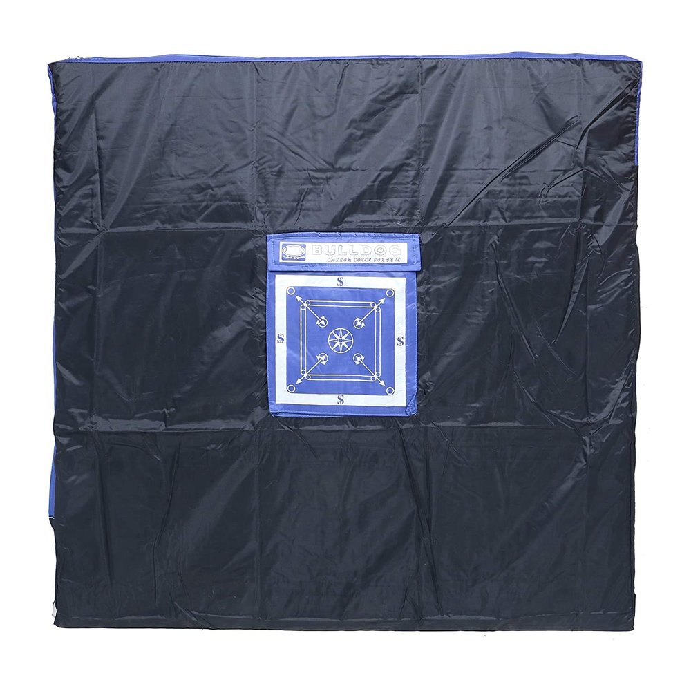 KD Carrom Board Cover Champion Board Quality Full Cover with Extra Pocket for Coins, Striker & Powder (Full Cover Champion)