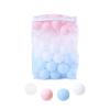 GUESVOT Ball Pit Balls for Ball Pit BPA Free Plastic Ball Crush and Smash Proof Ball 100pcs 2.2" Set for Toddlers for Play Tent Tunnel (Warm Blue+Warm Pink+White) view 2