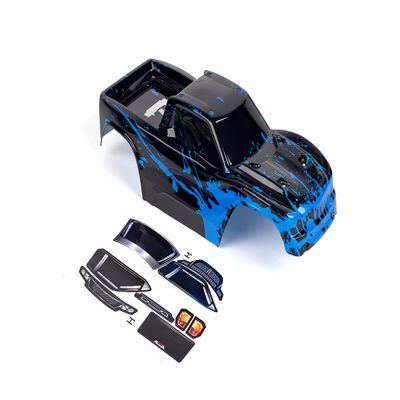 Custom Body Muddy Blue Style Compatible for Hoss 4X4 VXL 3S 4WD Truck Shell Cover(Truck not Included) H-MBL-01