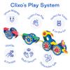 Clixo Wheel Creator Pack, 72 Pieces Pack - Construction Magnet Toy. Flexible, Creative-Boosting Magnetic Building Tiles. Educator-Approved Design for Hours of STEM Play. Multisensory Toy. Age 4-99. view 3