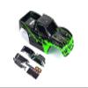 Custom Body Muddy Green Style Compatible for Hoss 4X4 VXL 3S 4WD Truck Shell Cover(Truck not Included) H-MG-01 view 1