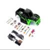 Custom Body Muddy Green Style Compatible for Hoss 4X4 VXL 3S 4WD Truck Shell Cover(Truck not Included) H-MG-01 view 2