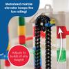 MindWare Colossal Elevator Marble Run  400-Piece Marble Maze Building Toys Set with Unique Marble Track Pieces, 150 Tubes, 9 Funnels, 50 Marbles and More with Wheeled Storage Bin view 4