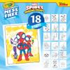 Crayola Spiderman Color Wonder Coloring Set, 18 Spiderman Mess Free Coloring Pages for Toddlers, Spiderman Toys, Gifts for Kids view 4