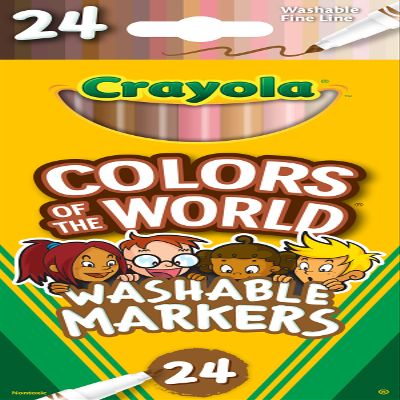Crayola Colors of the World Markers 24 Count