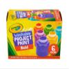 Crayola Washable Kids Paint (6ct), Assorted Bulk Paint Set for Kids, Christmas Gifts for Grandkids & Toddlers, Nontoxic, Arts & Crafts Kit, Ages 3+ view 1