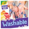 Crayola Washable Kids Paint (6ct), Assorted Bulk Paint Set for Kids, Christmas Gifts for Grandkids & Toddlers, Nontoxic, Arts & Crafts Kit, Ages 3+ view 4