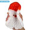 Christmas Pop Bubble Fidget Sensory Toys, Santa Claus Squeeze Sensory Toys, Christmas Novelty Gifts for Kids, Stress Relief and Anti-Anxiety Tools for Kids and Adults view 4