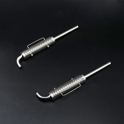 LESU 1/14 RC Model 1pair Metal Chimney for DIY Tamiyaya Kings Haulery Car Truck