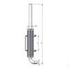 LESU 1/14 RC Model 1pair Metal Chimney for DIY Tamiyaya Kings Haulery Car Truck view 2