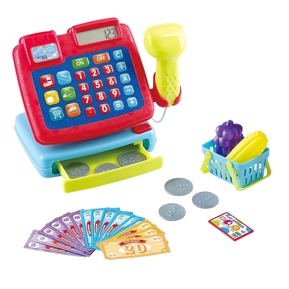 Play Cash Register with accessories, 26 pcs. 3221
