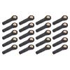 Micro Traders 20Pcs M2 Ball Head Holder Tie Rod End Joint Fit for RC Car Steering Plane/Glider Control Surfaces Boat Rudder/Throttle Servo Horns Accessory 2.0xL19mm (EA|737-A) view 1