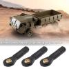 Micro Traders 20Pcs M2 Ball Head Holder Tie Rod End Joint Fit for RC Car Steering Plane/Glider Control Surfaces Boat Rudder/Throttle Servo Horns Accessory 2.0xL19mm (EA|737-A) view 2