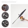 Micro Traders 4pcs 4mm Propeller Adapter Aluminum Propeller Adapter Holder for RC Motor Prop Speed Controller Electric Motor Accessories (4mm Aperture and 6mm Output Axle) (EA|734-B) view 3