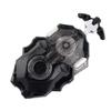 Battling Tops B-184 Two-Way Launcher, DB Layer System Pull-Wire Launcher (Black) view 1
